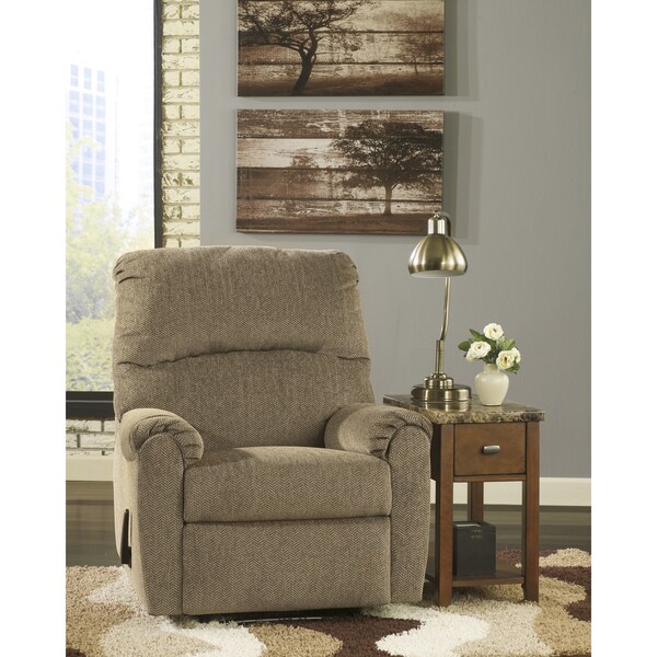 Shop Chenille Wall Hugger Contemporary Recliner Free Shipping Today