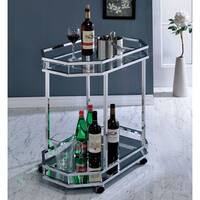 Silver Orchid O'Fredericks Glam Chrome Serving Car