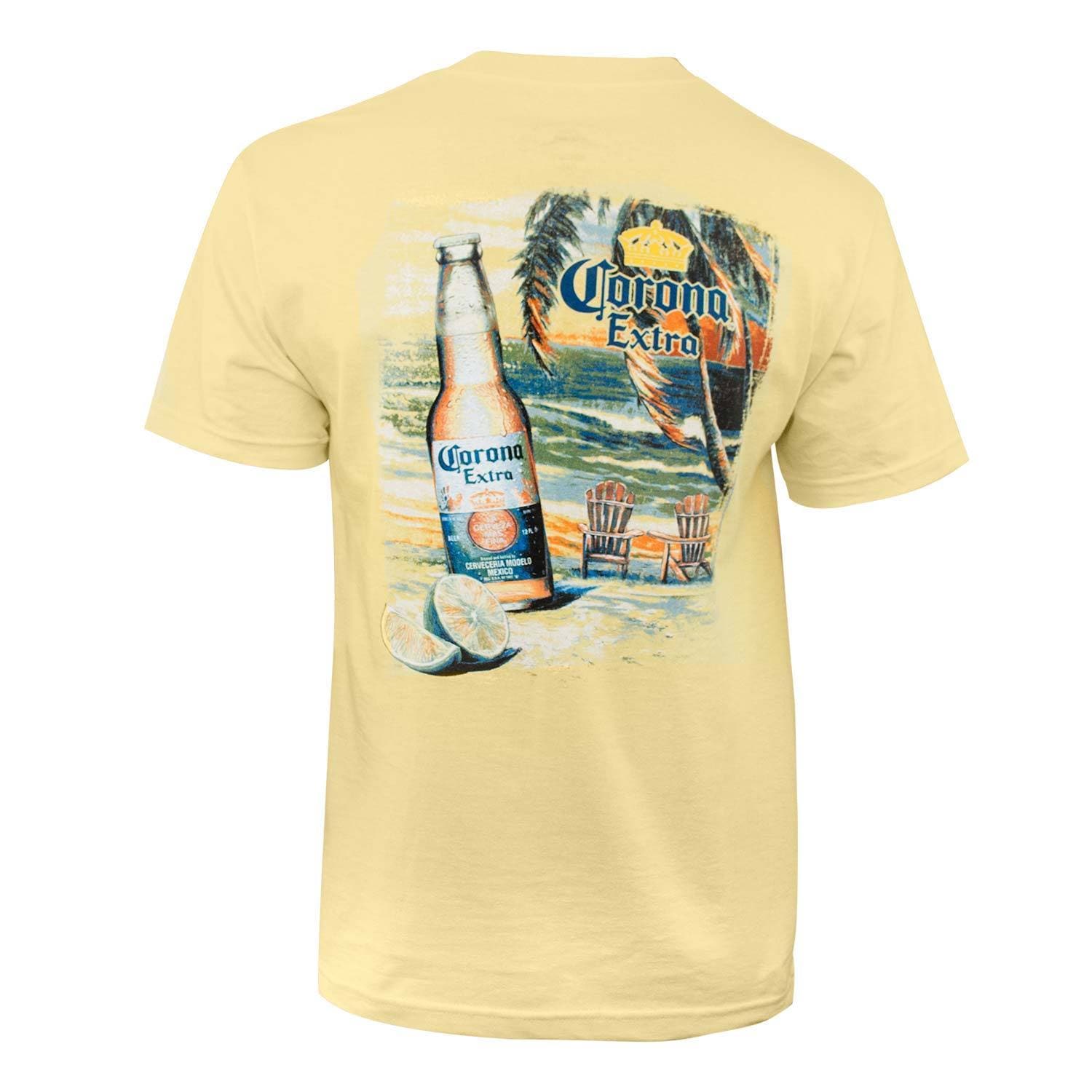 CORONA EXTRA T SHIRTS 100/% COTTON GRAPHIC NEW XL MENS FRUIT OF THE LOOM