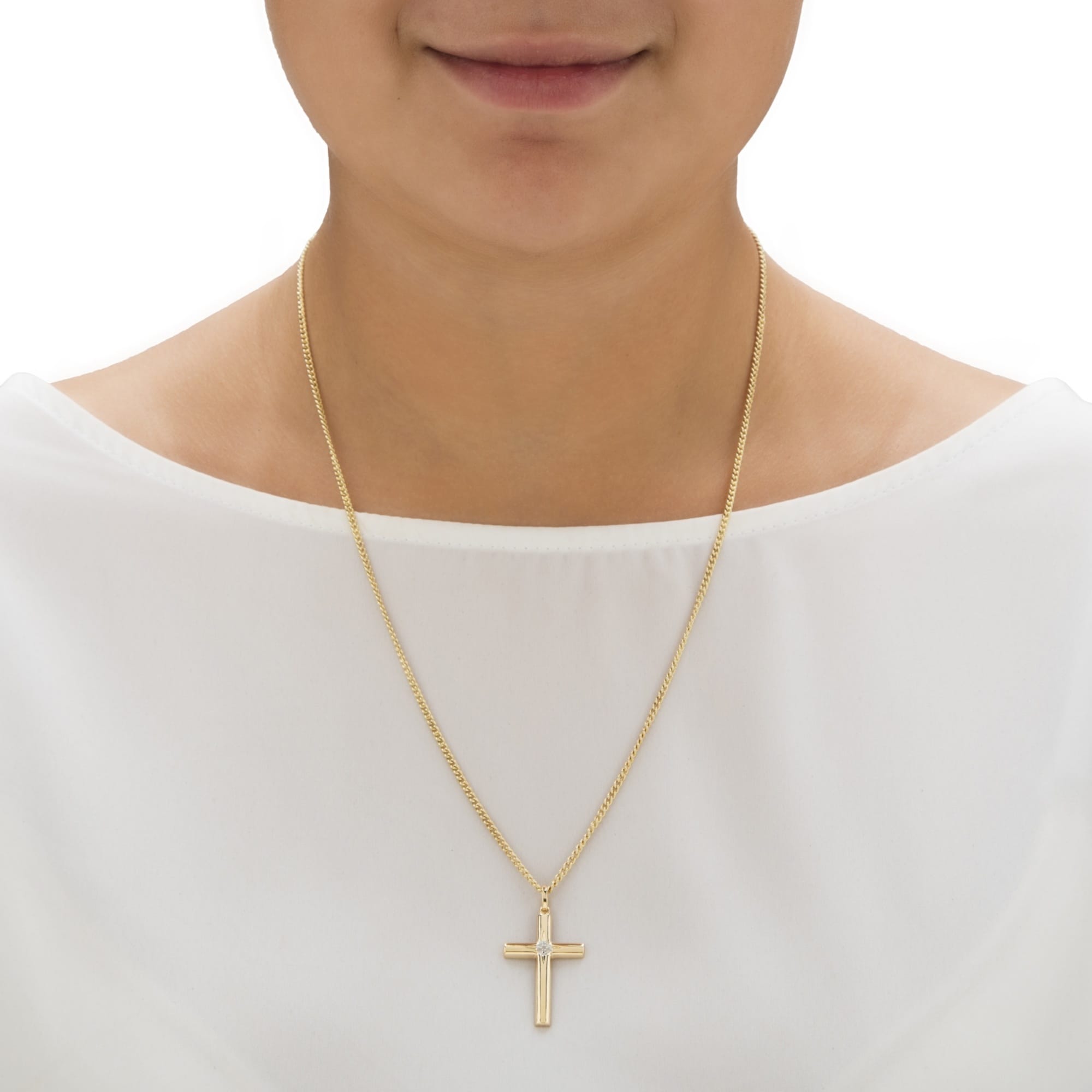 11mm x 20mm Jewel Tie 10k Yellow Gold Cross Pendant 11mm x 20mm Jewel Tie 10k Yellow Gold Cross Pendant