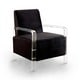 preview thumbnail 4 of 4, Fall Contemporary Flannelette Padded Accent Chair by Furniture of America