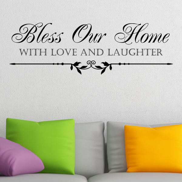 Wall Stickers Art Room Removable Decals Love Family Live Home Quote Laugh DIY 