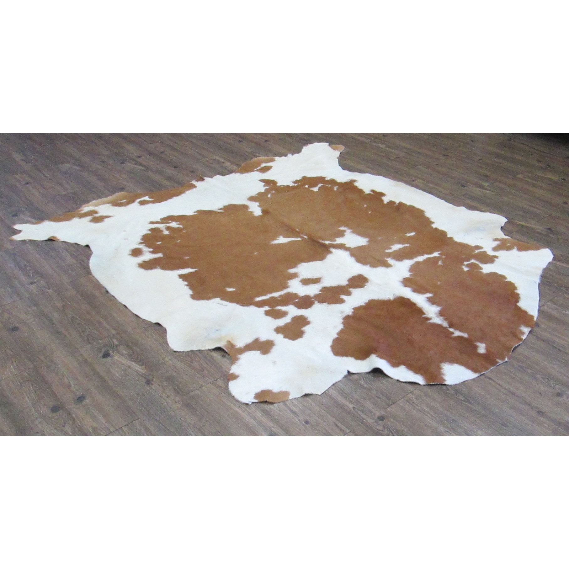 Home & Living Rugs Floor & Rugs As Picture Large Large Cowhide Rug Brown  White Cow Hide Skin Print Real Hair on Animal Area Rugs Western Decor 6 x 6  ft 