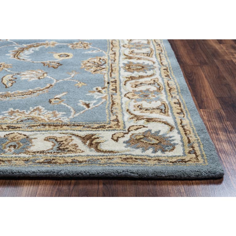 Sareena Collection Blue Border Rug
