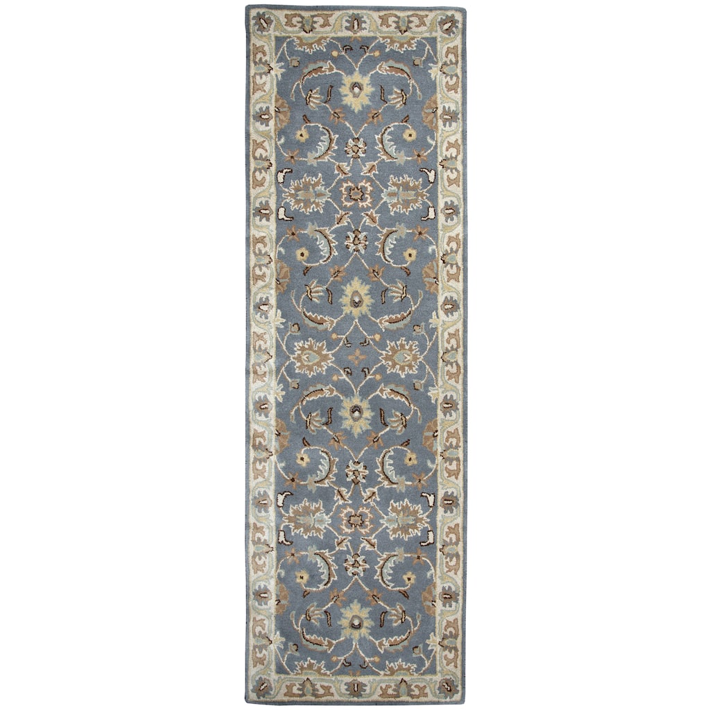 Sareena Collection Blue Border Rug