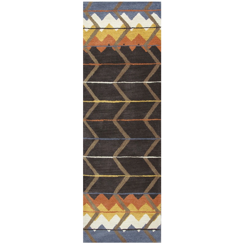 Alora Decor Pueblo Multi-colored Hand-tufted Wool Rug
