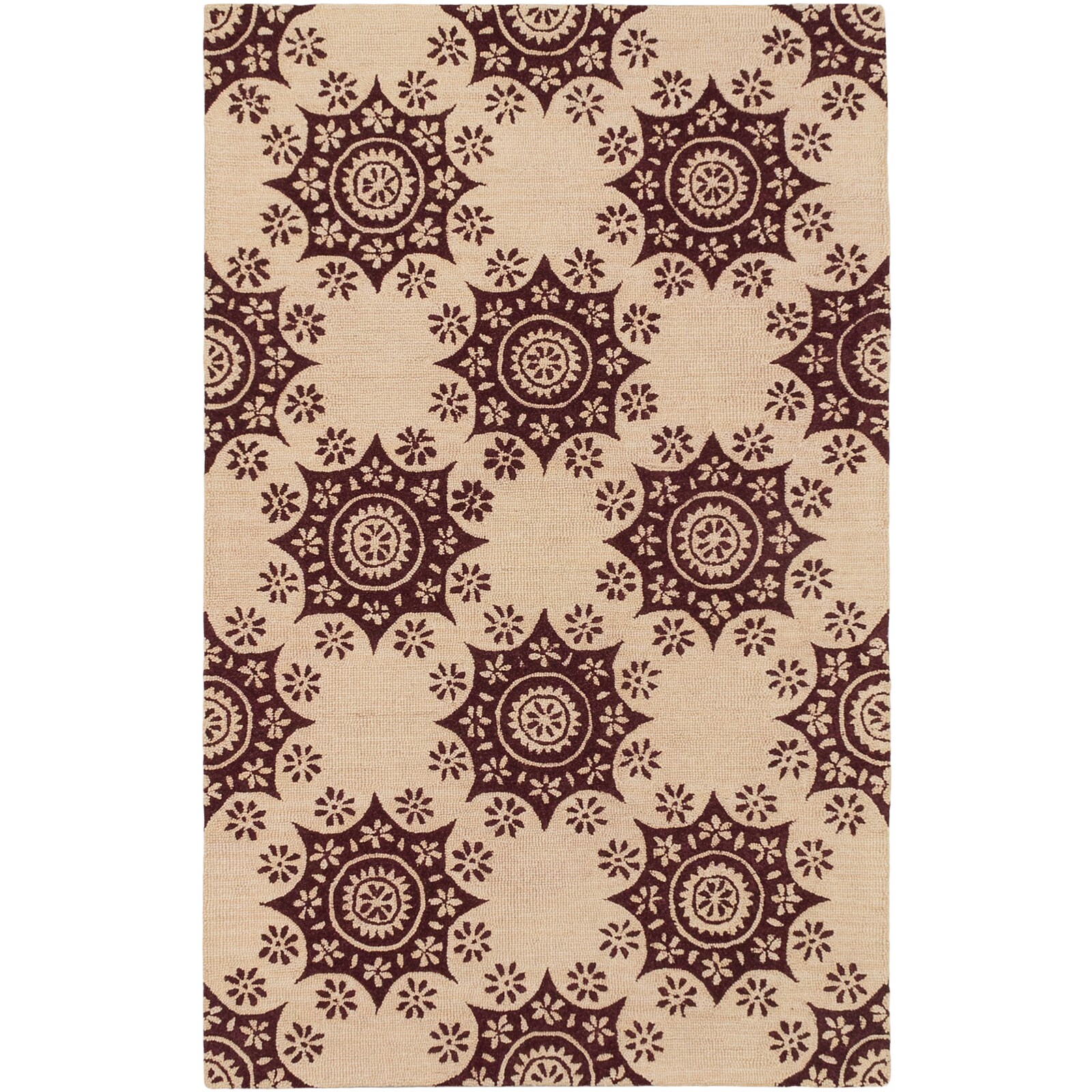 Hand Tufted Mezzo Ivory Wool Rug - Bed Bath & Beyond - 14690467