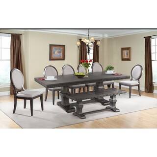 Size 8 Piece Sets Kitchen Dining Room For Less Picket House Furnishings Steele 8pc Dining Set Table 6 Round Fabric Chairs