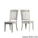 preview thumbnail 9 of 16, Eleanor Oak Farmhouse Trestle Base 5-Piece Dining Set - Slat Back by iNSPIRE Q Classic