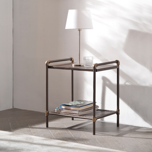 Carbon Loft Meitner Matera Industrial End Table