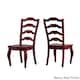 Option Berry Red Chairs