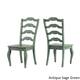 Option Antique Sage Green Chairs