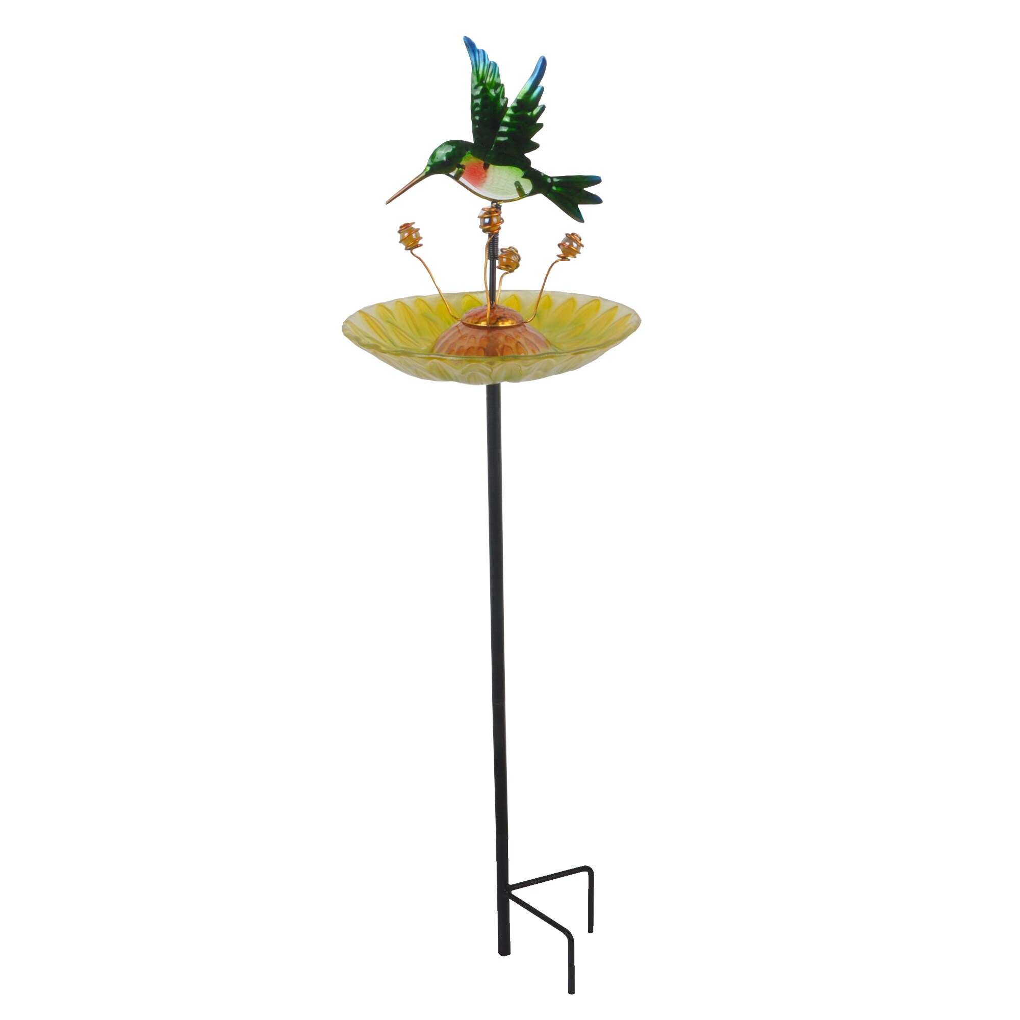 Shop Teamson Peaktop Glass 8 Inch Dragonfly Fusion Bird Feeder