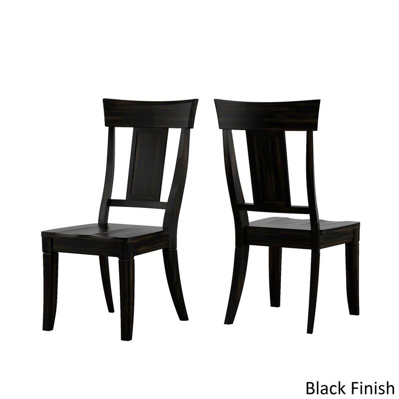 Eleanor Berry Red Farmhouse Trestle Base Panel Back 6-piece Dining Set by iNSPIRE Q Classic