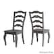 Option Antique Grey Chairs and Bench