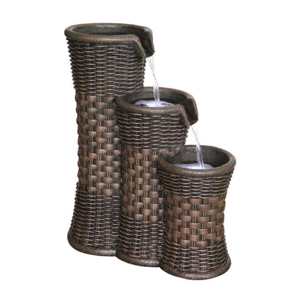 slide 1 of 1, Alfresco Home Everwoven Outdoor Fountain