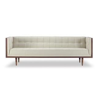 Kardiel Woodrow Box Midcentury Modern Twill Sofa