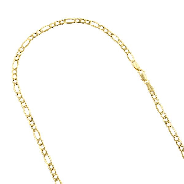 Anchor Link Men Women 14K Solid Yellow Gold Mariner Necklace Chain 3.4mm 16-24/"