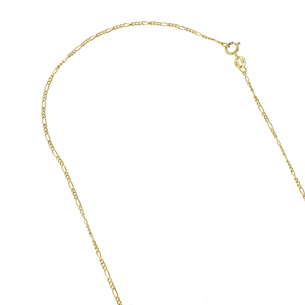 14K PINK GOLD 1.0MM ROUND CABLE LINK PENDANT CHAIN NECKLACE