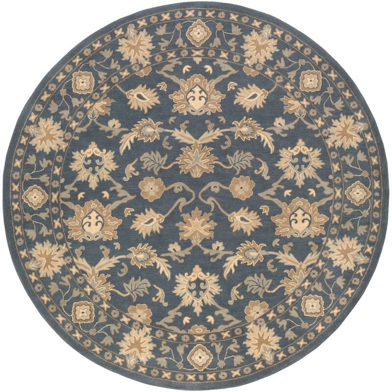 Handmade Nick Bordered Wool Area Rug