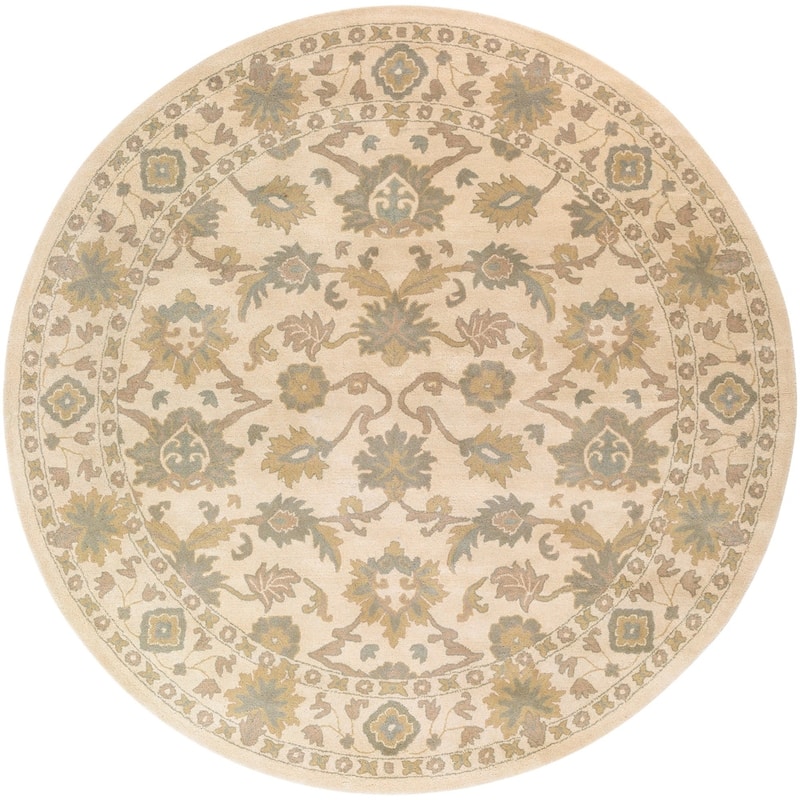 Handmade Nick Bordered Wool Area Rug