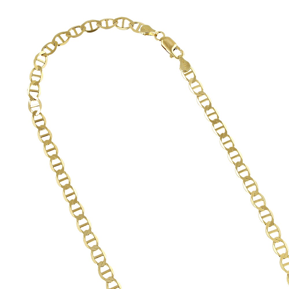 wide flat gold necklace