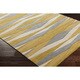 preview thumbnail 1 of 4, Carson Carrington Nadendal Hand-Tufted Abstract Yellow Wool Area Rug