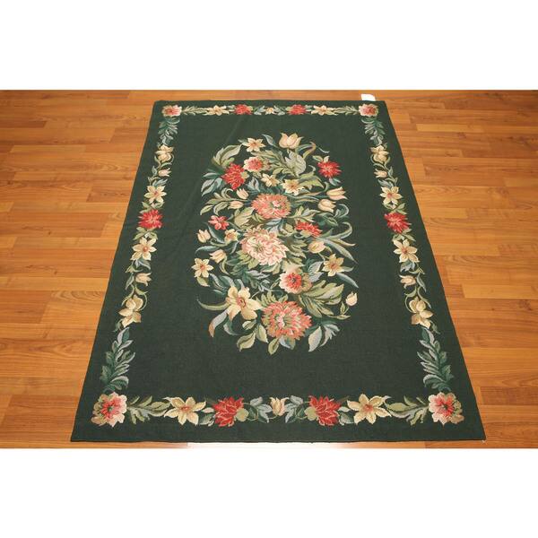 Shop Hand Woven Needlepoint Multicolor Wool Area Rug 4 X 6 4 X 6 Overstock 14704748