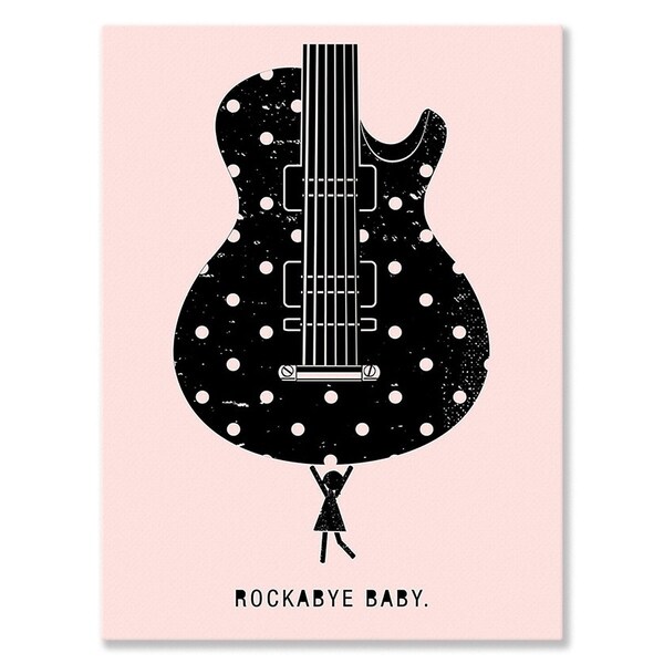 Oopsy Daisy 'Rockabye Baby - Girl' by Vision City Canvas Wall Art