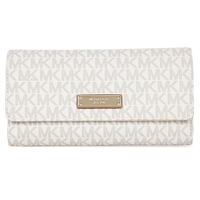 michael kors leather checkbook cover