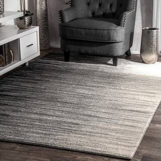 9 X 12 Modern Contemporary Rugs Find Great Home Decor Deals Nuloom Geometric Abstract Stripes Fancy Black Area Rug 9 X 12