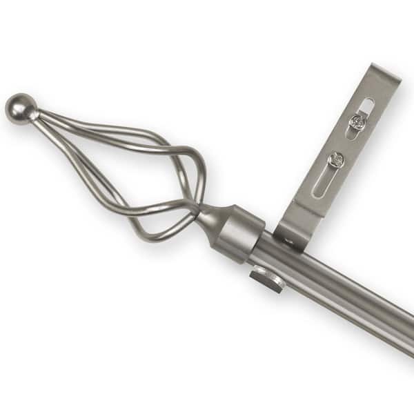 Unique Birds Nest Pewter Curtain Rod Bed Bath & Beyond 14707984