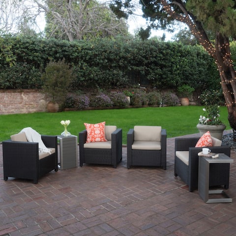 Puerta Outdoor 6-piece Seating Set with Cushions by Christopher Knight Home