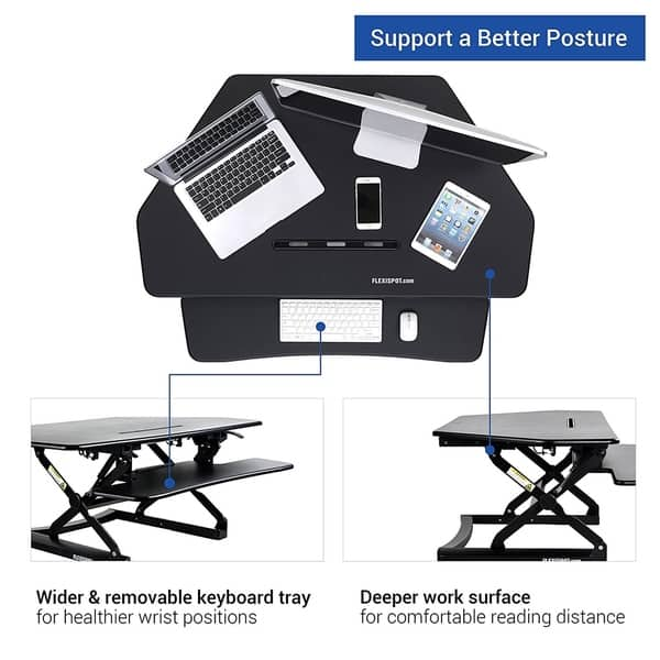 Shop Flexispot M4b Adjustable Standing Desk 41 Cubicles Corner