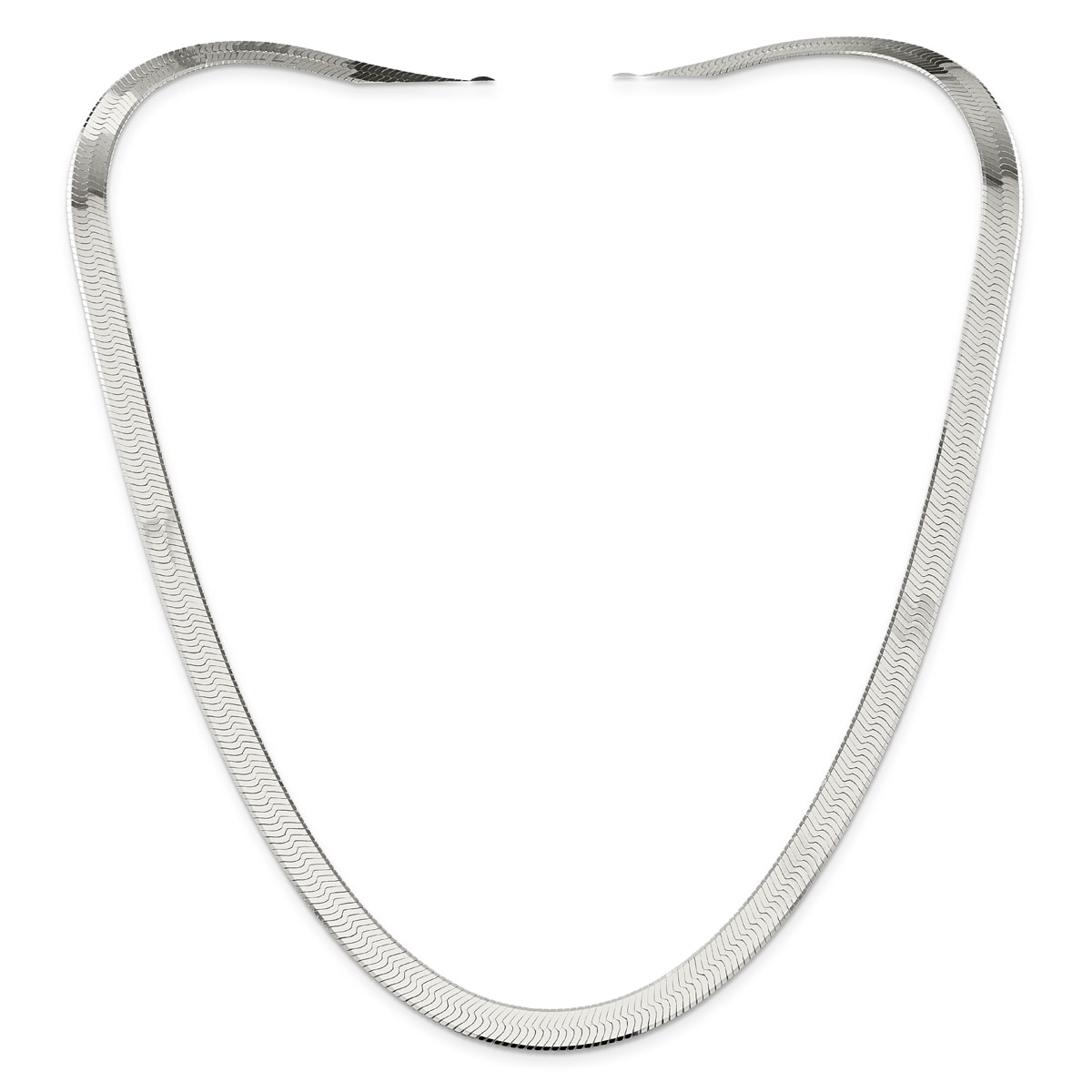 ITALY Silver HERRINGBONE Chain Necklace//Bracelet MAGIC FLEX Chain 7/"~24/"