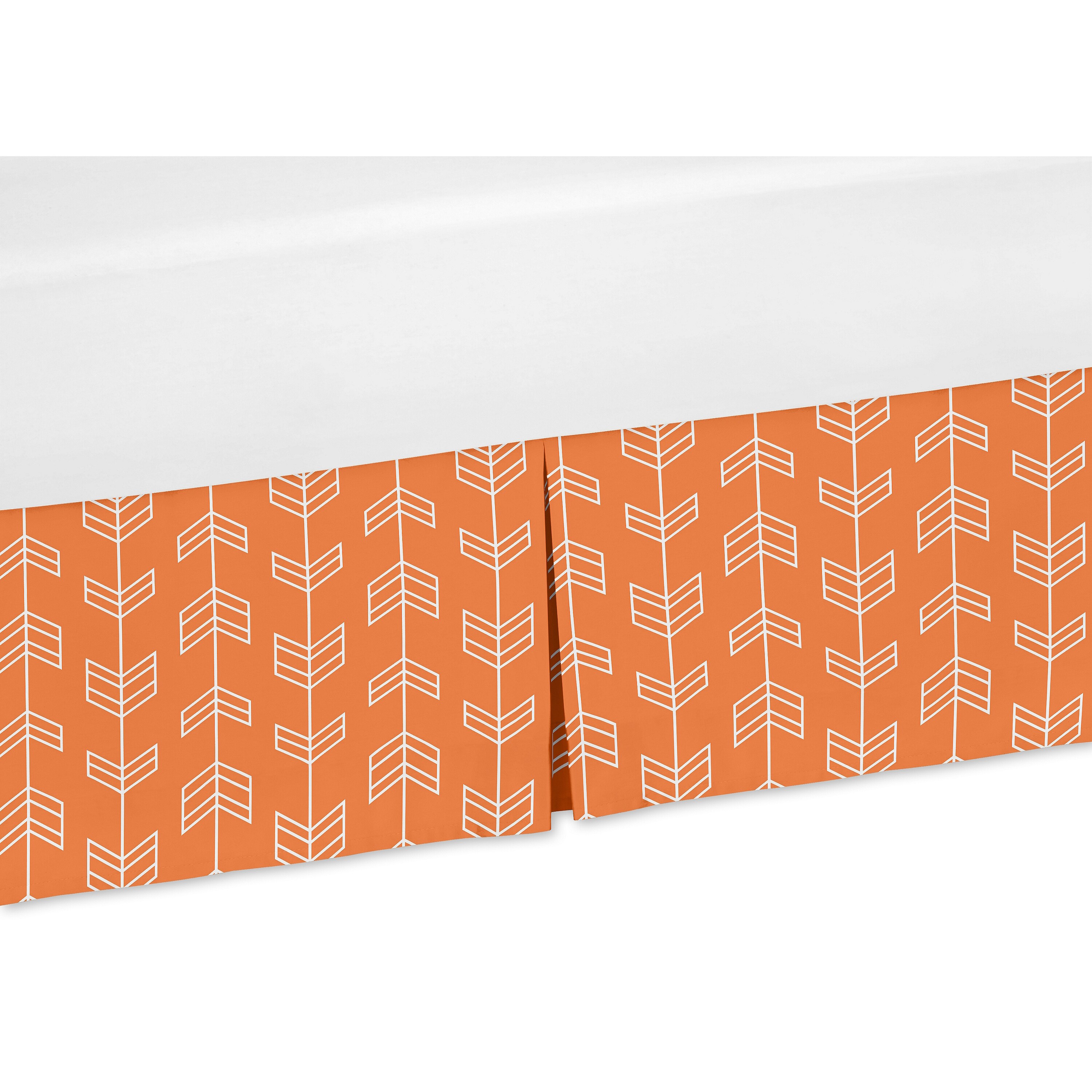 arrow crib skirt