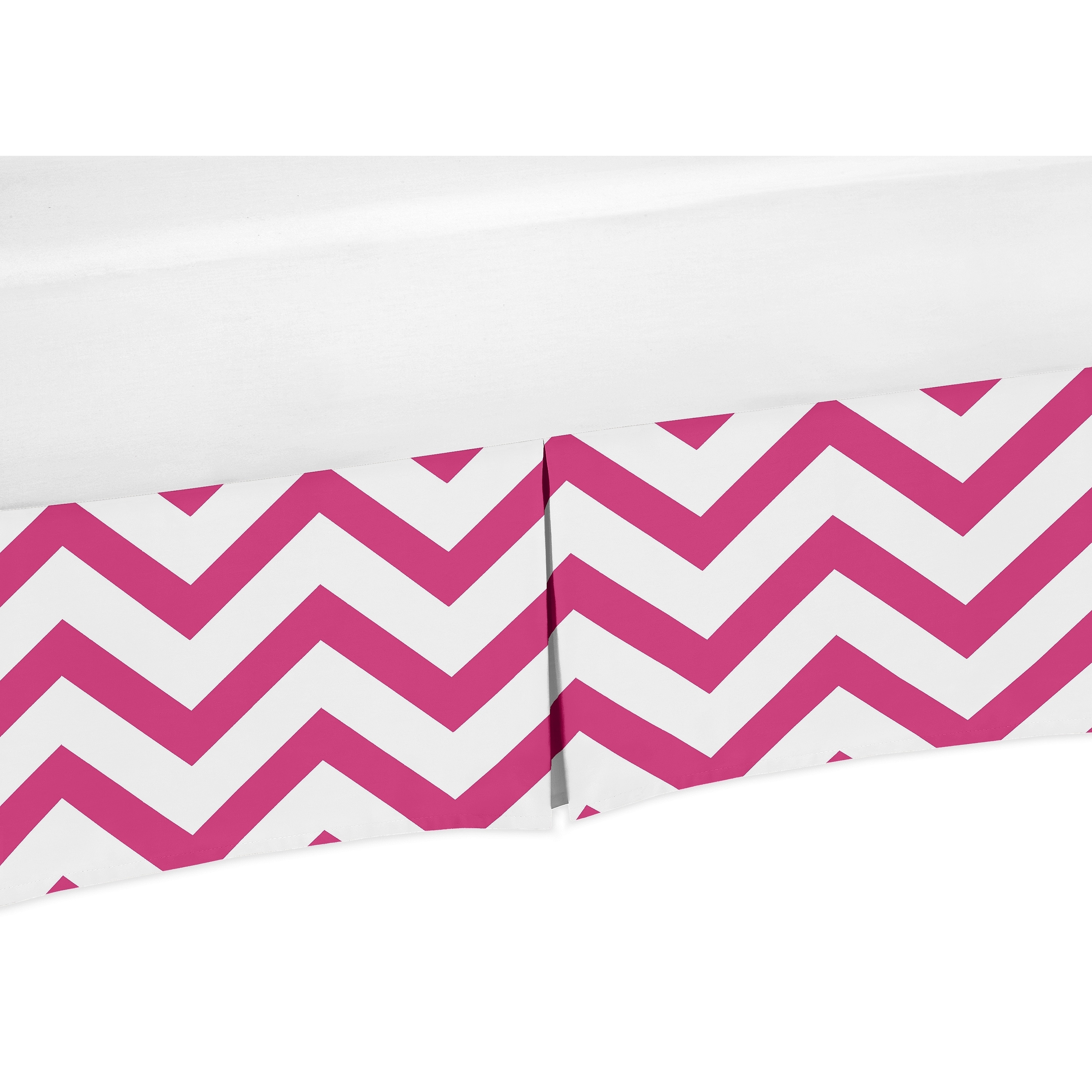 Shop Sweet Jojo Designs Pink And White Chevron Collection Crib Bed