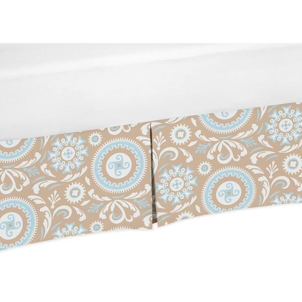 Sweet Jojo Designs Blue and Taupe Hayden Collection Medallion Print ...