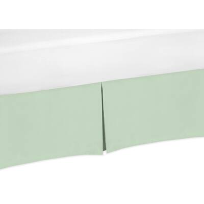 Sweet Jojo Designs Mod Arrow Collection Grey and Mint Microfiber Crib Bed Skirt