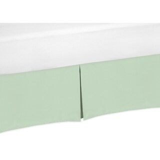 Sweet Jojo Designs Mod Arrow Collection Grey and Mint Microfiber Crib Bed Skirt