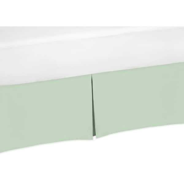 slide 1 of 1, Sweet Jojo Designs Mod Arrow Collection Grey and Mint Microfiber Crib Bed Skirt