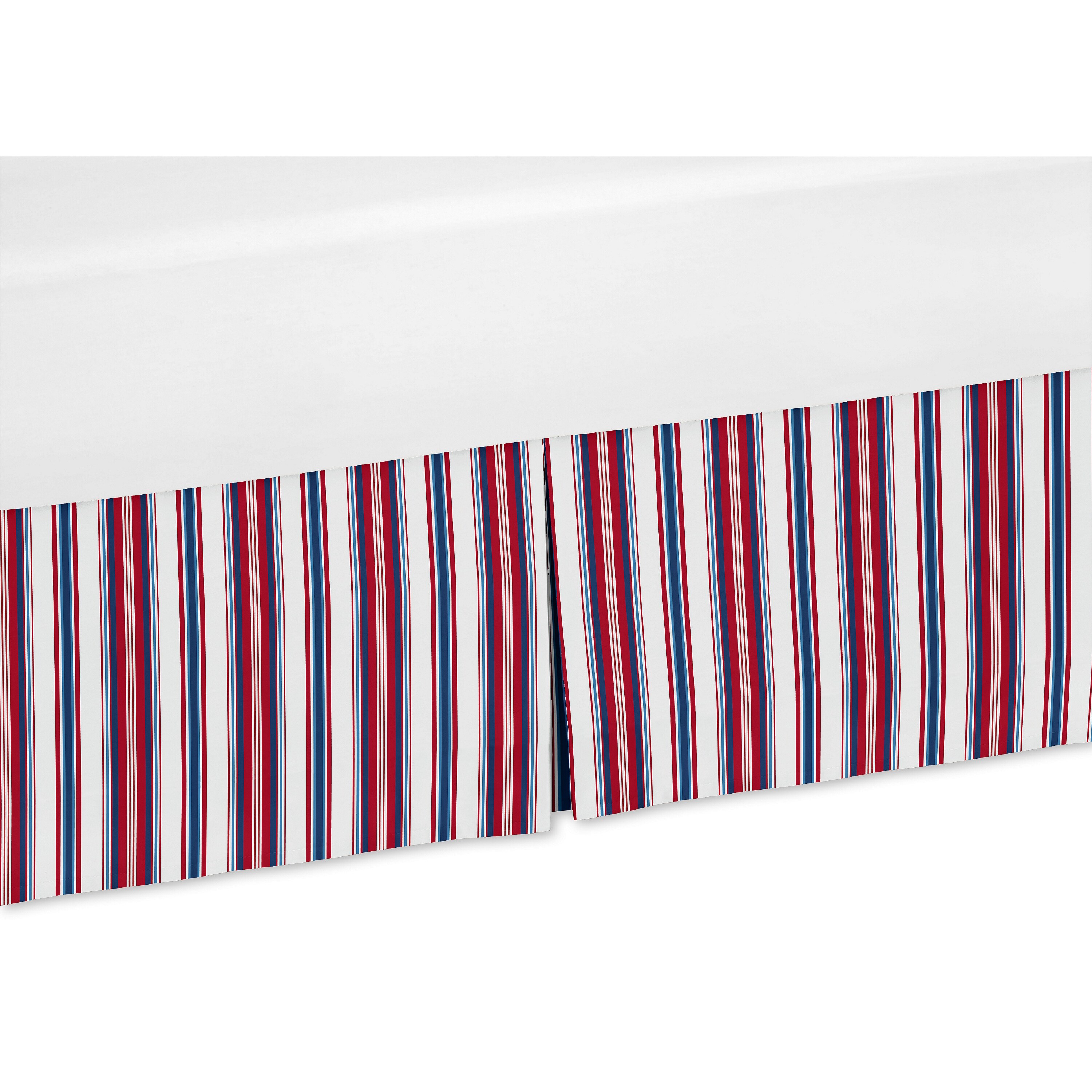 Shop Sweet Jojo Designs Nautical Nights Collection Stripe Crib Bed