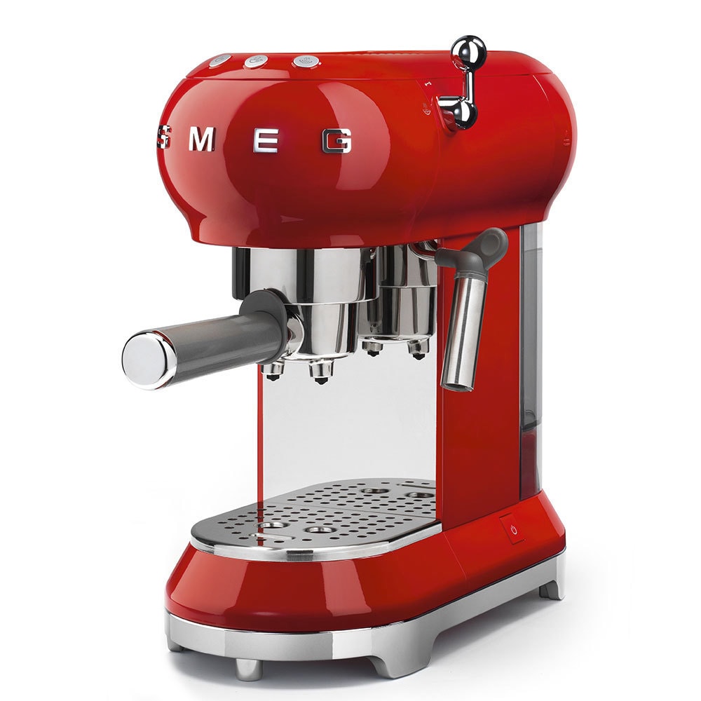 Smeg Red 1950s-style Espresso Machine