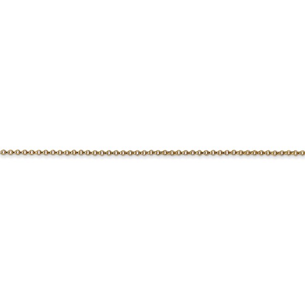 14K Yellow Gold 1.15mm Rolo Pendant Chain 20 Inch 14K Yellow Gold 1.15mm Rolo Pendant Chain 20 Inch