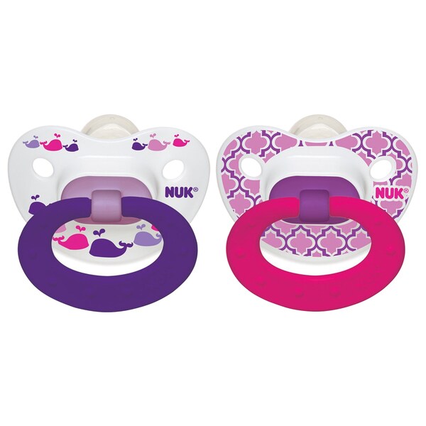 nuk baby girl pacifiers