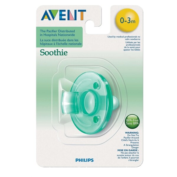 green soothie pacifier