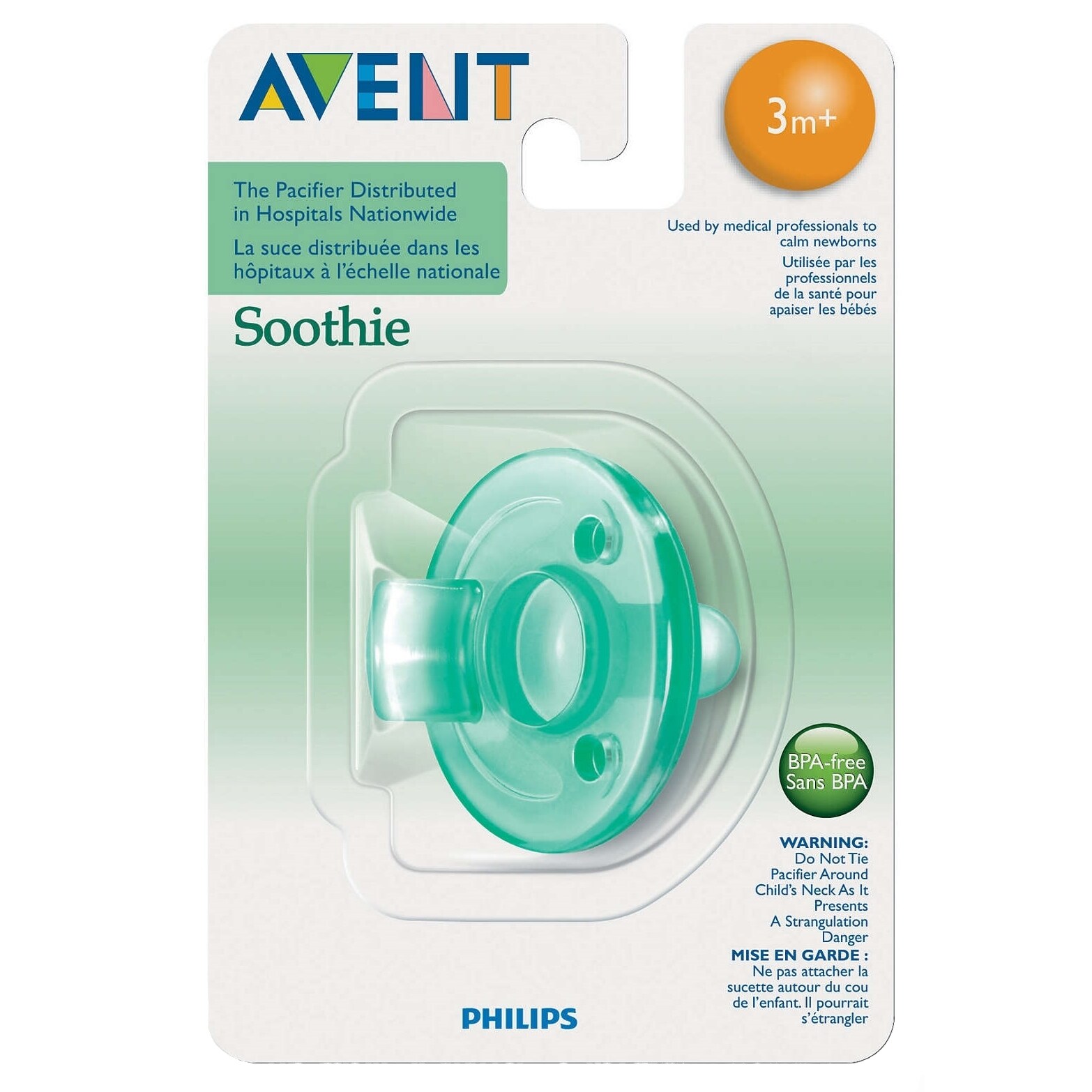 philips avent soothie pacifier 3 months