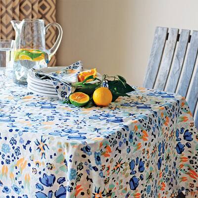 Couleur Nature Grasse Multicolor Cotton Tablecloth
