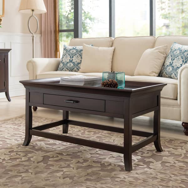 Copper Grove Dillberry Solid Wood Cherry Coffee Table - Bed Bath ...