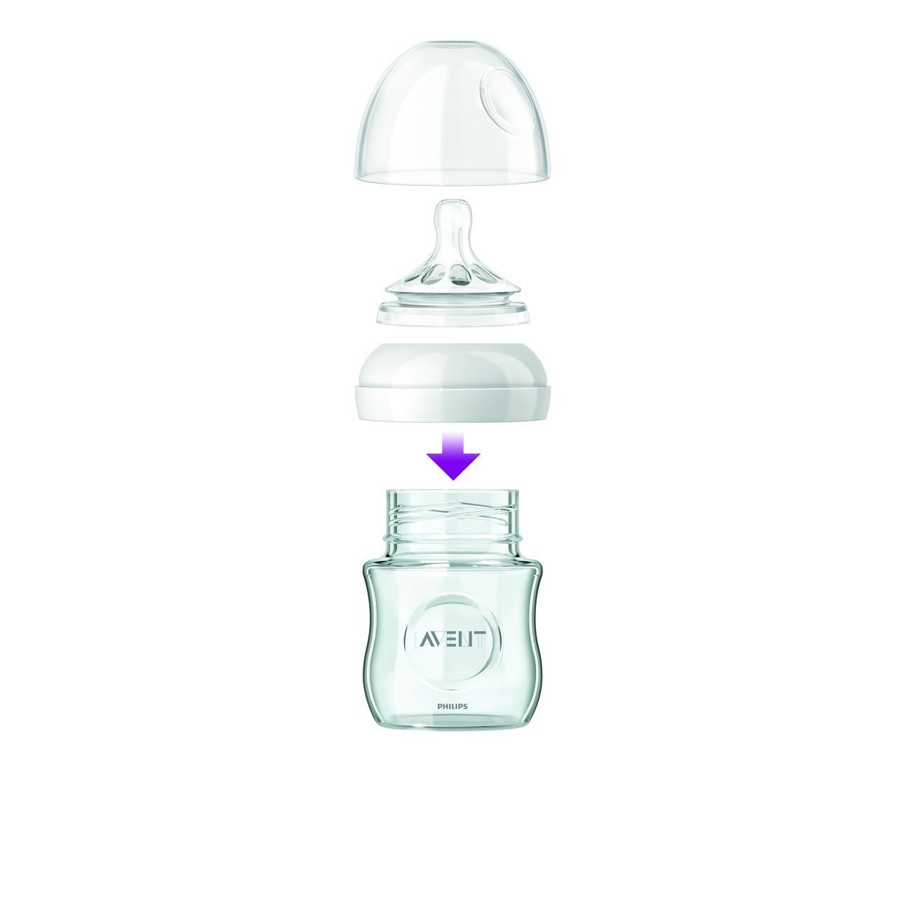 philips avent natural glass baby bottle 8oz